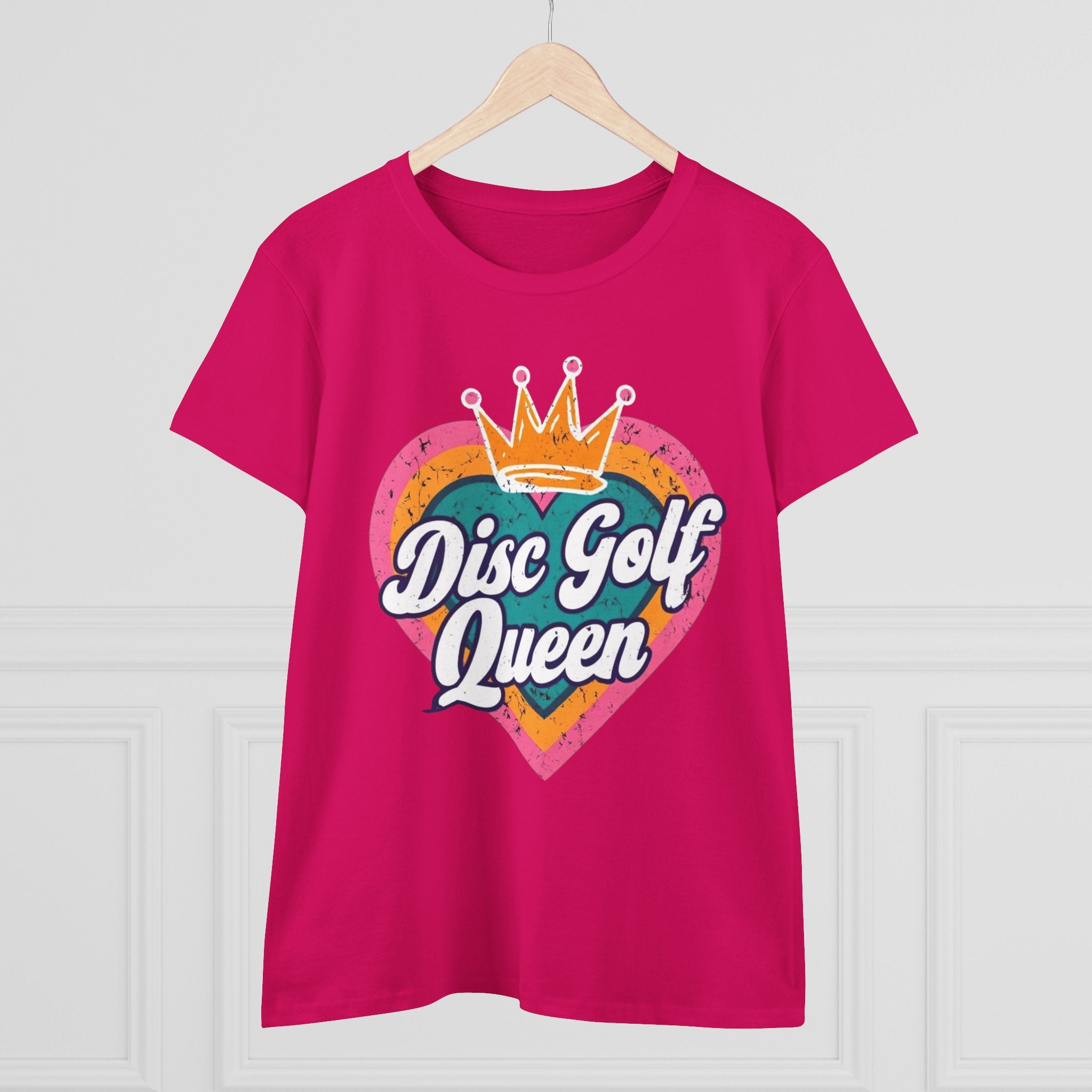 Disc Golf Queen Women's Tee, Fun Disc Golf T-Shirt, Sporty Graphic Tee, Gift for Disc Golf Lovers, Casual Outfit, Summer Wardrobe
