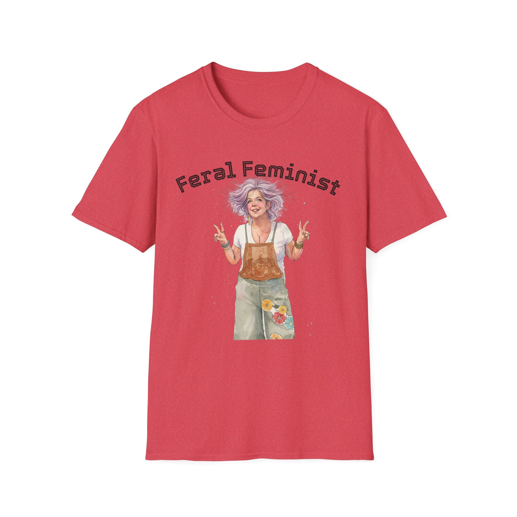 Feral Feminist Boho T-Shirt — Hippie Feminist Graphic Tee