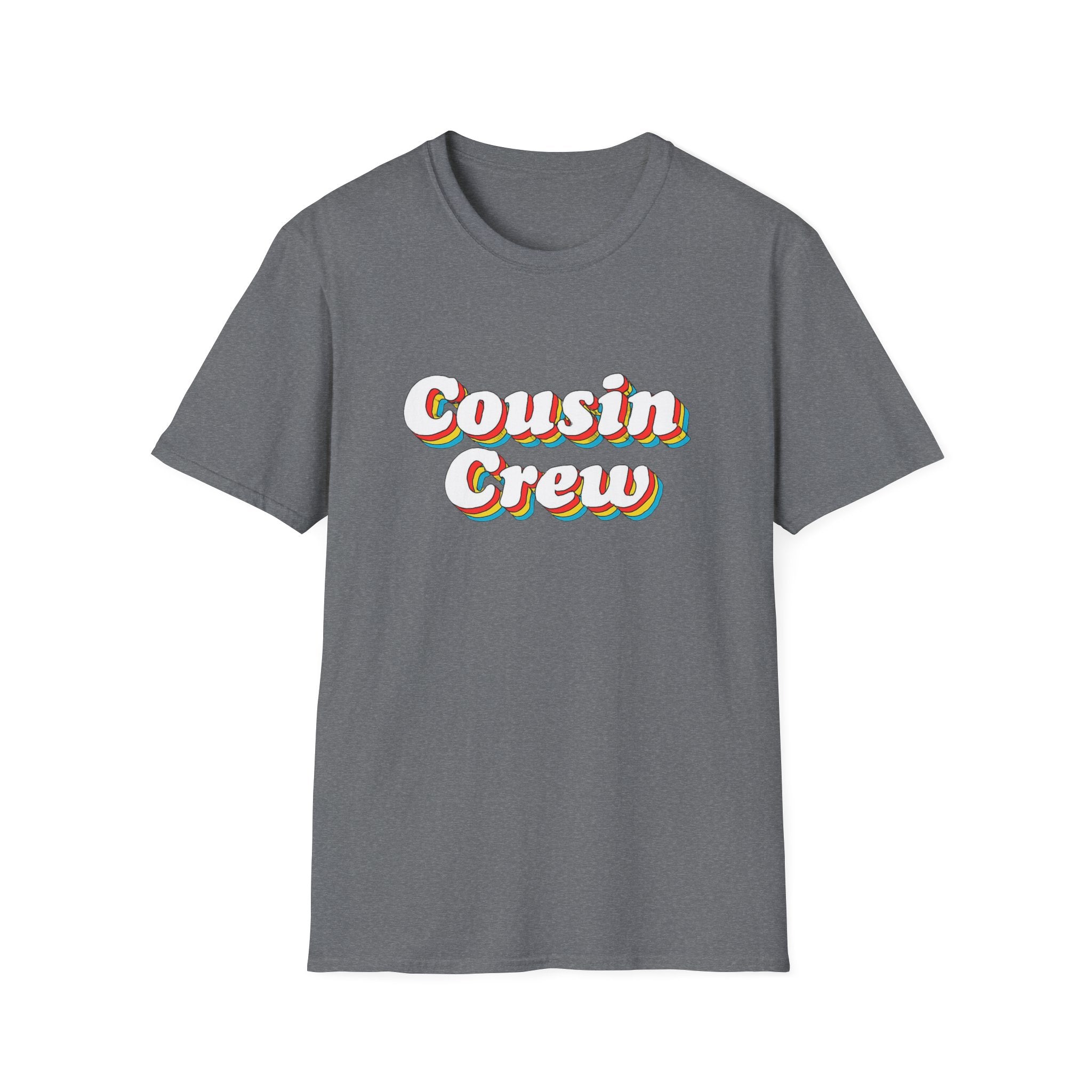 Cousin Crew Unisex T-Shirt - Family Reunion Shirt, Christmas photo gift shirt retro vibe