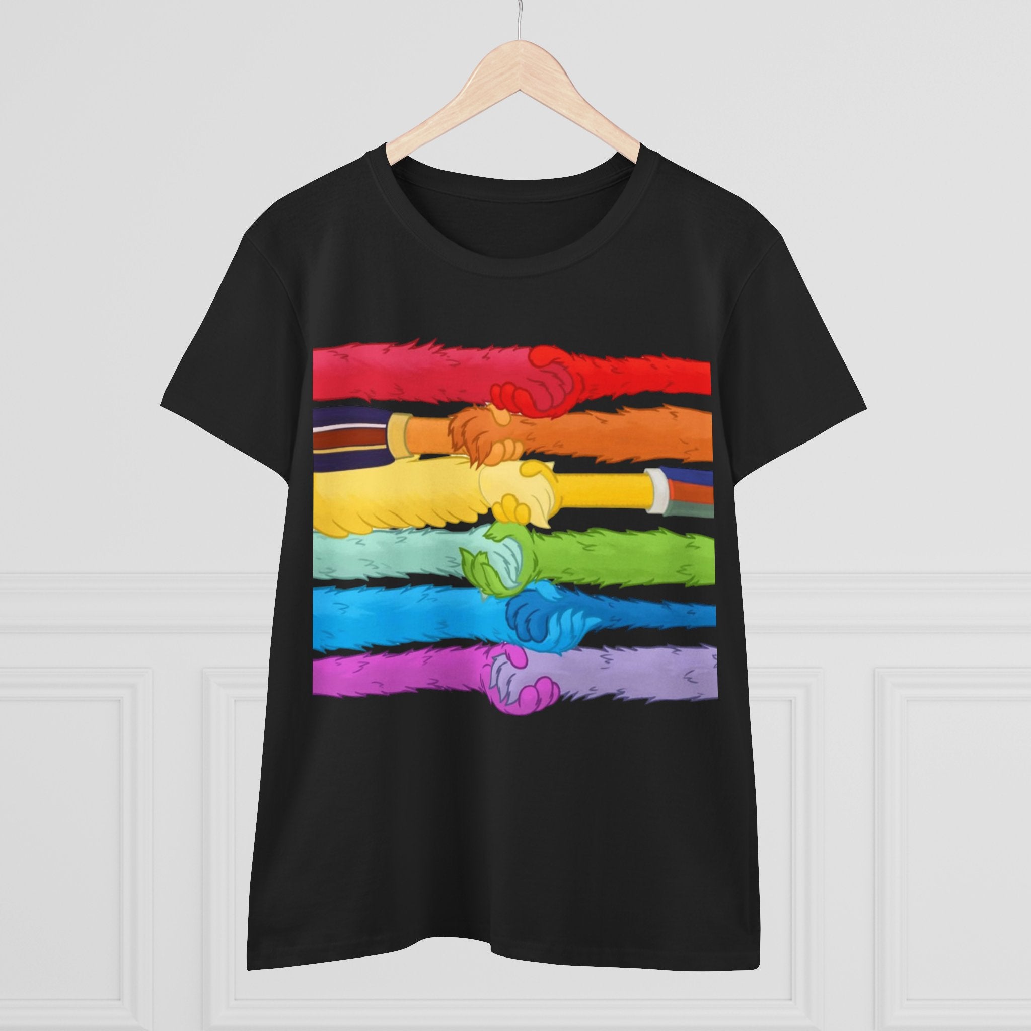 Kindness and diversity count! Pride Unity Tee, LGBTQ+ Cotton T-Shirt for Celebrations, Rainbow Design, Equality Shirt,  anti Trump Wear