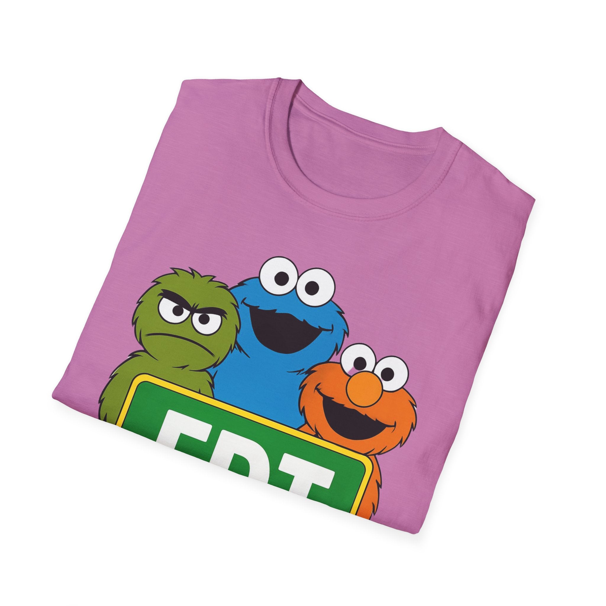 FDT Funny Unisex T-Shirt, Anti Trump Political Humor, Nostalgic Puppets, Kindness, Diversity, Social Justice, Liberal Gift, Funny Political