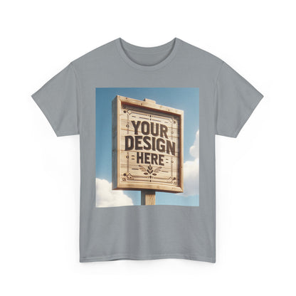 Customizable Tee Design Your Own Shirt Unisex Heavy Cotton Tee