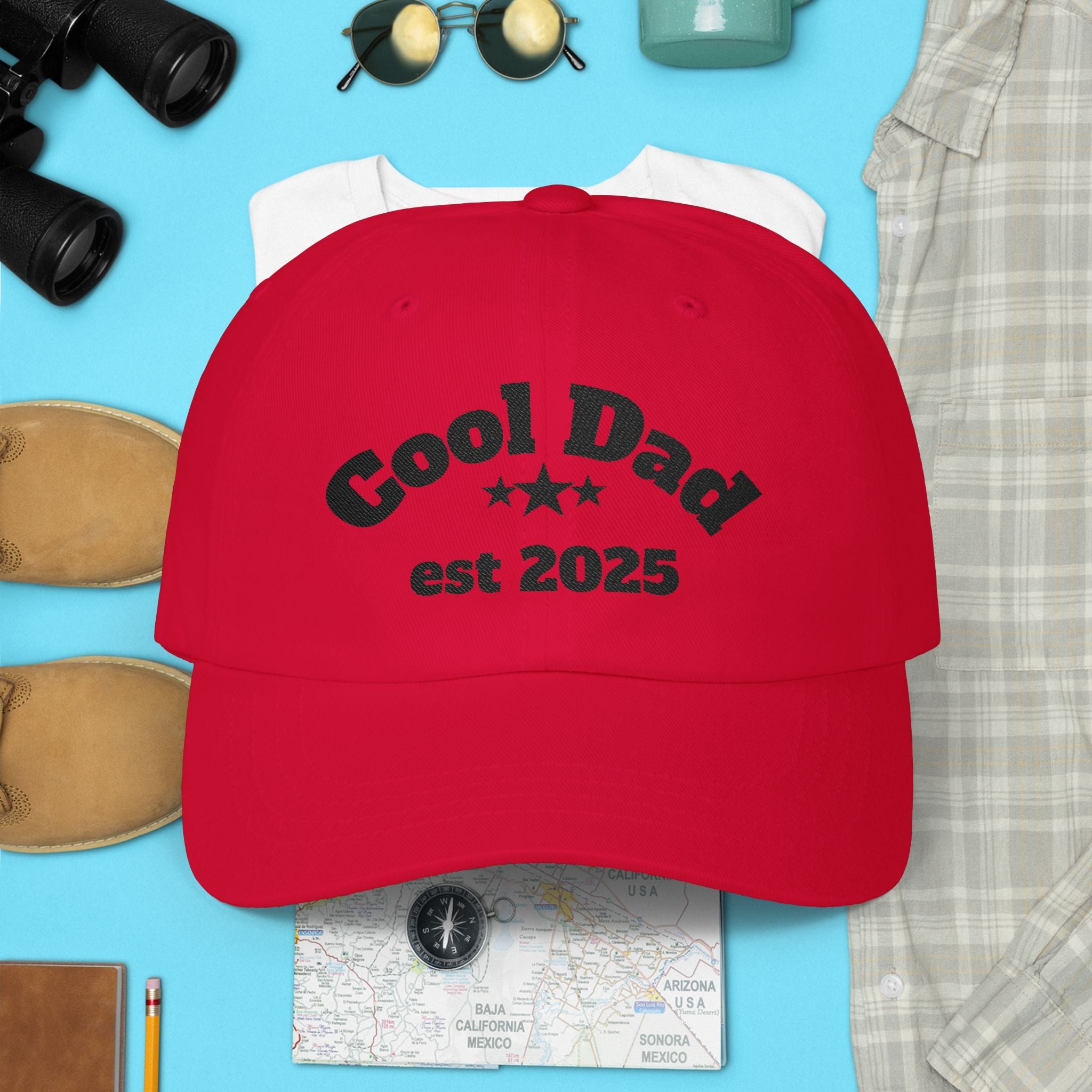 Personalized Embroidered Dad Cap — Customize your Text Hat