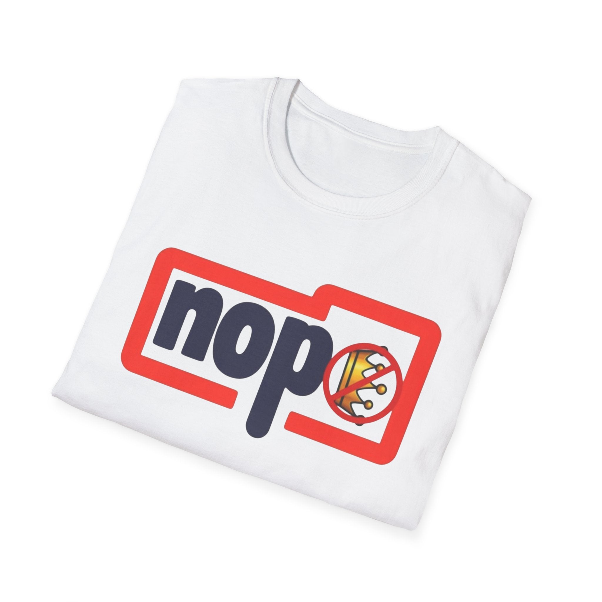 Unisex T-Shirt Nope No Kings Anti Trump Activists Gift Crown unisex