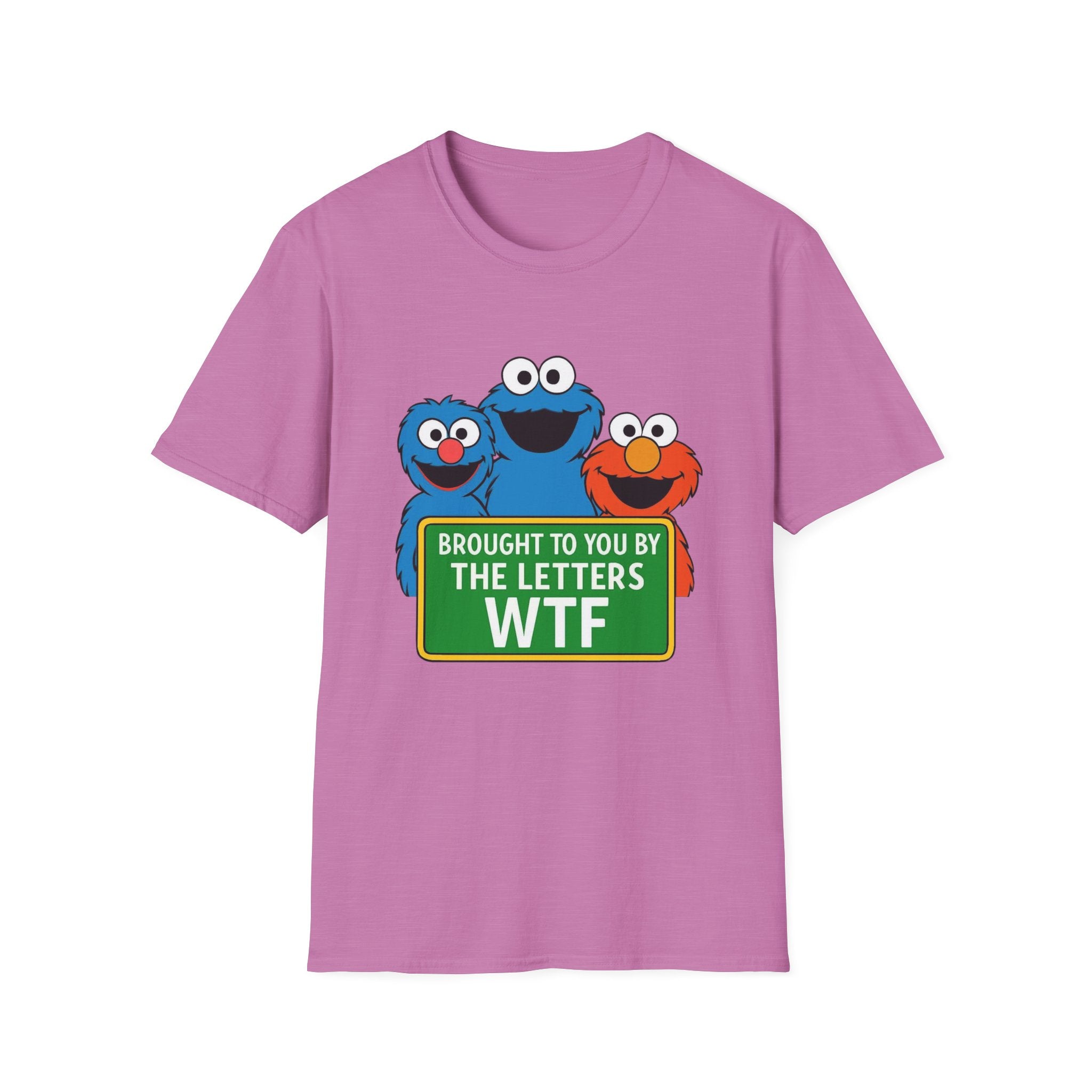 WTF Letters Parody Graphic Tee — Funny & Friendly T-Shirt
