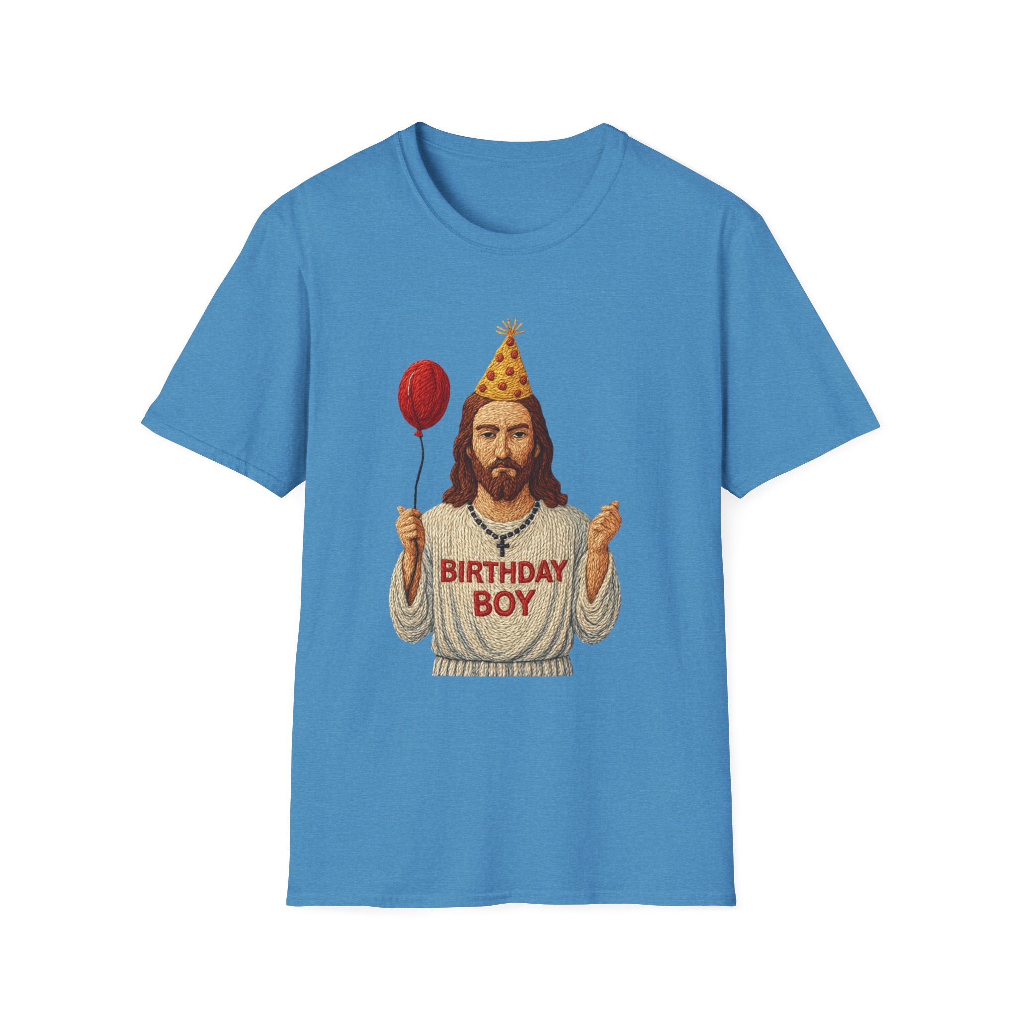 Birthday Boy Jesus T-Shirt party balloon Jesus gift