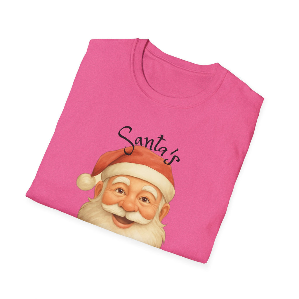 Santa Nurse Christmas T-Shirt, Santa's Favorite Nurse Top, Holiday Gifts for Nurses, Unisex Tee, RN Shirt, Healthcare Worker Apparel