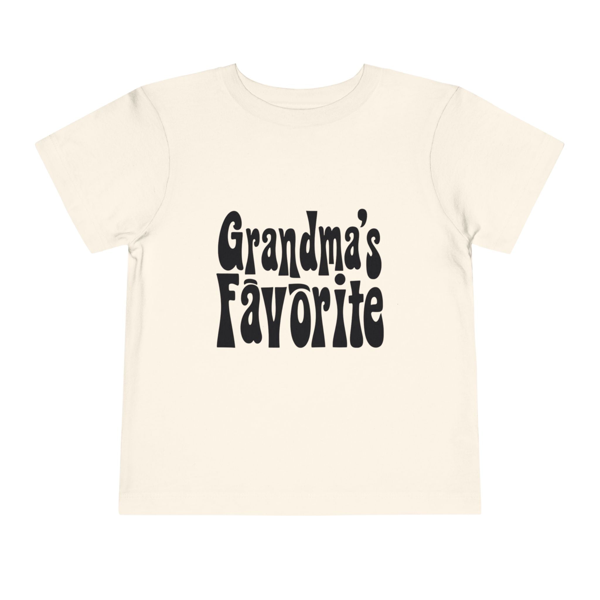 Grandma's Favorite Toddler Tee, Kids Tshirt, Funny Family Shirt, Grandmother Gift, Birthday Present