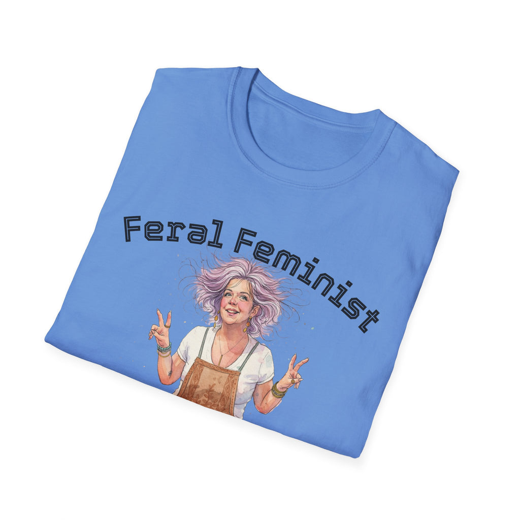 Feral Feminist Boho T-Shirt — Hippie Feminist Graphic Tee