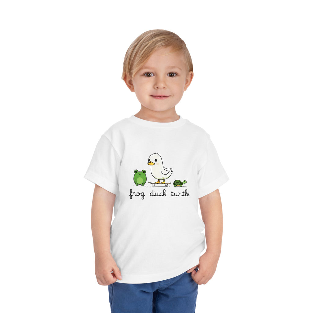 FDT Protest Human Rights Frog Duck Turtle Design - Kids Activism Shirt, Social Justice Top, Youth Equality Tee, Protest Animal