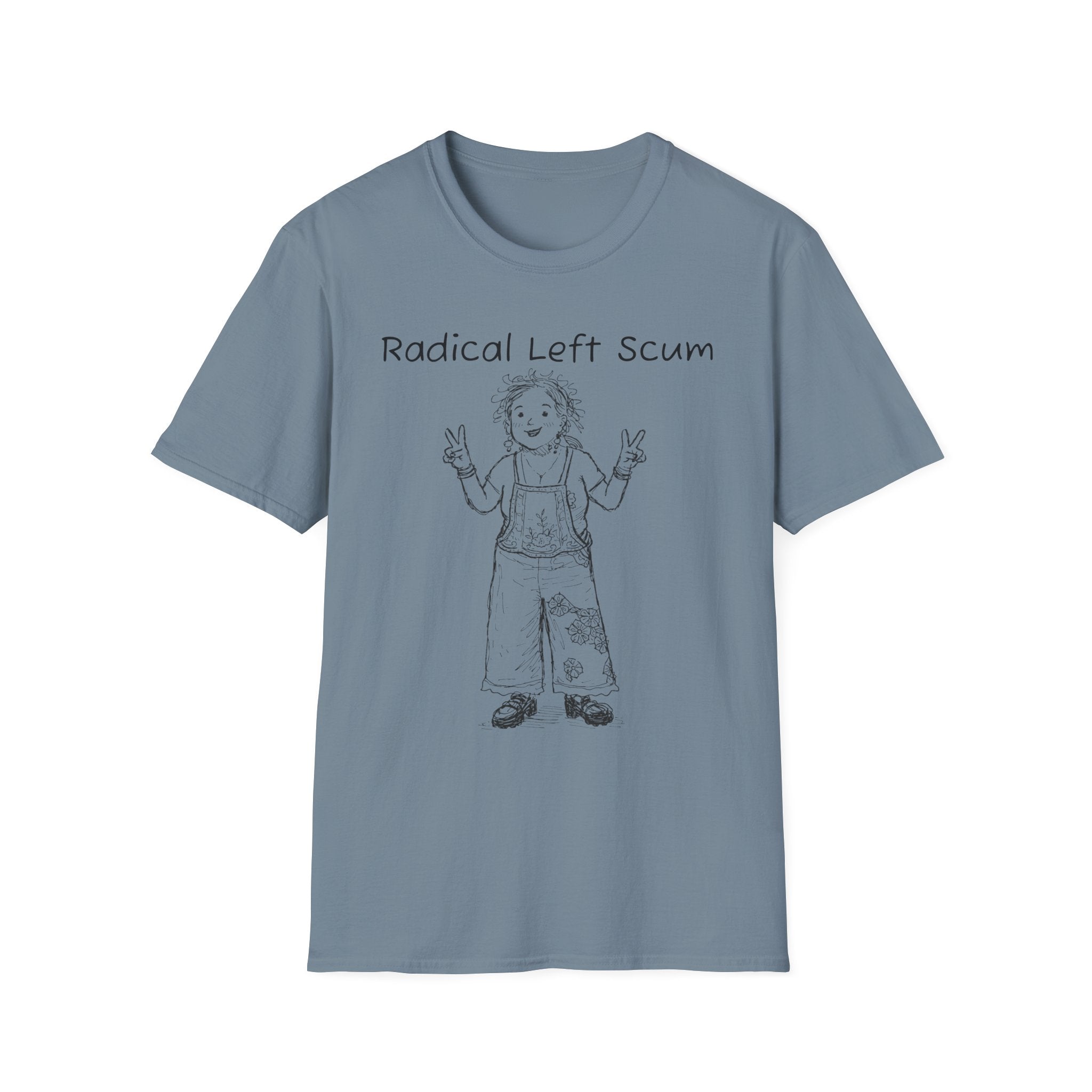 Radical Left Scum T-Shirt — Provocative Political Graphic Tee Anti Trump Streetwear