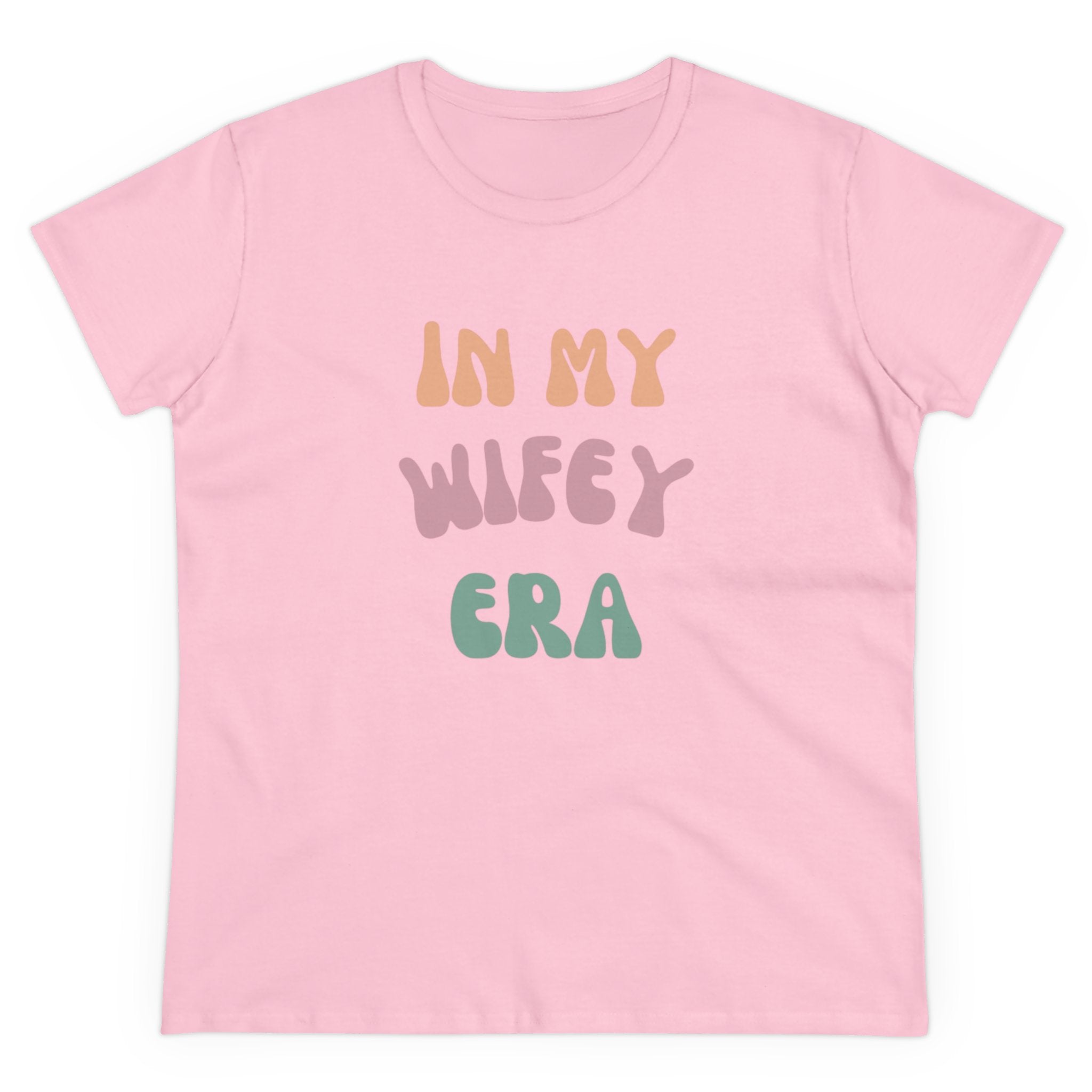 T-Shirt - Women's Midweight Cotton Tee with 'In My Wifey Era' Design