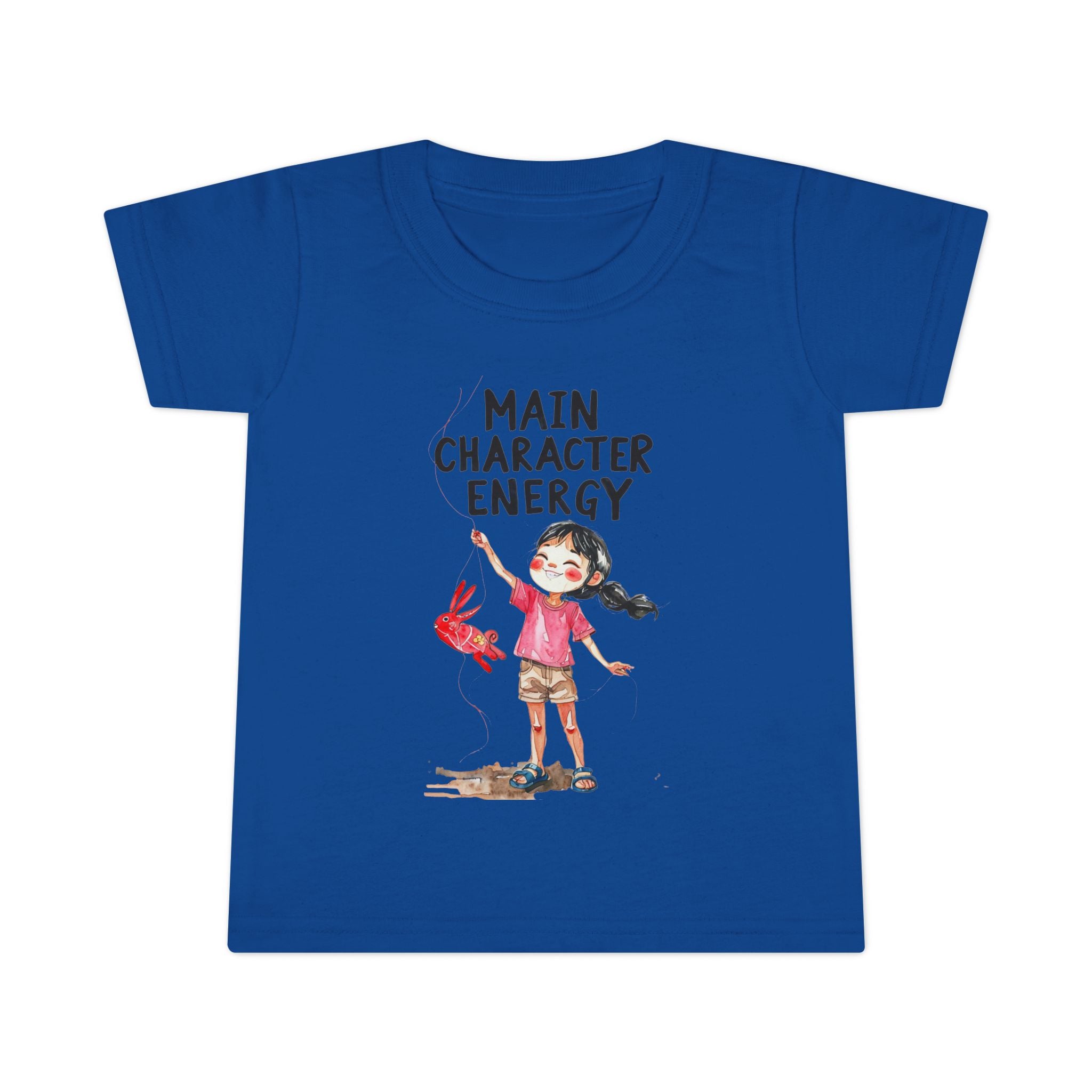 Main Character Energy Toddler T-Shirt, Playful Kids Tee, Birthday Gift, Children's Apparel, Cute Graphic Shirt