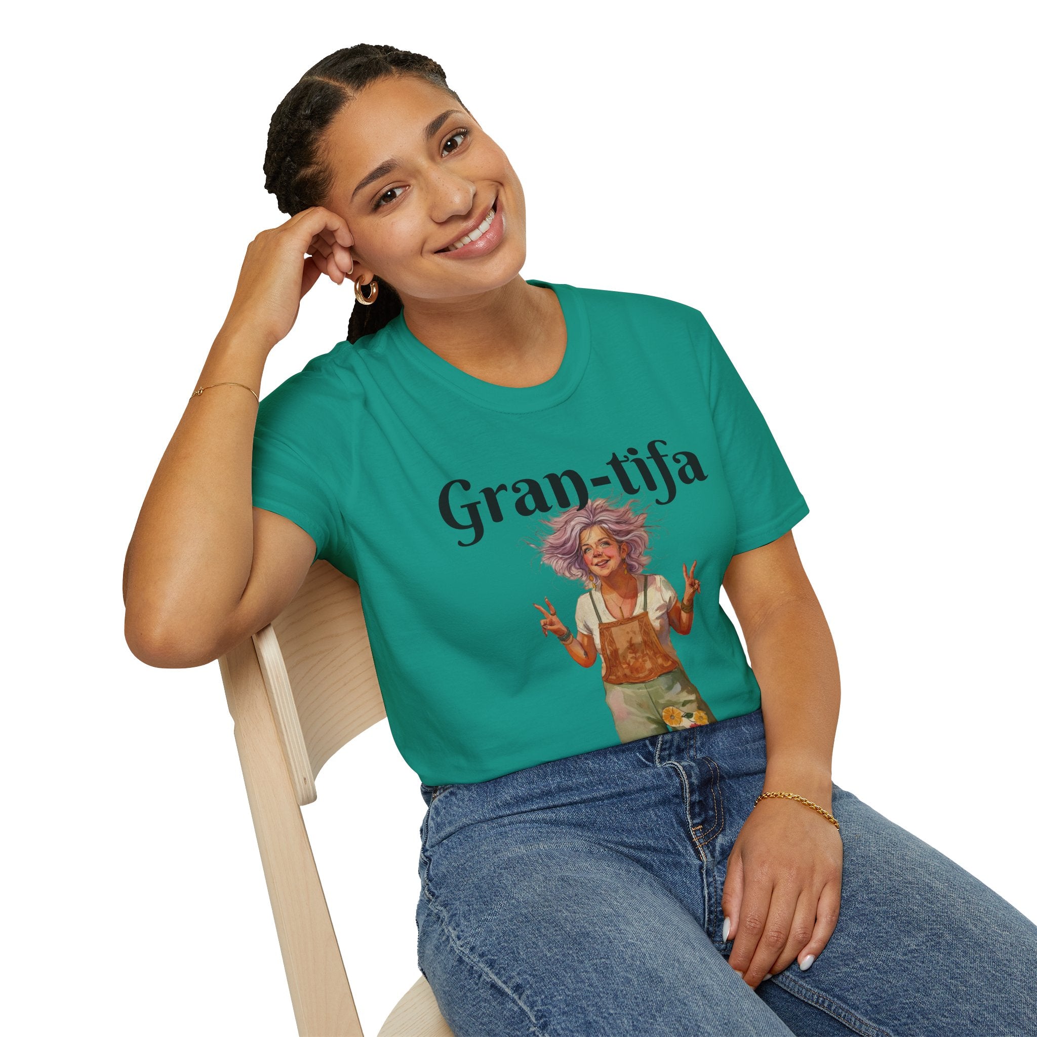 Gran-tifa Anti-Fascist T-Shirt — Political Activist Tee Grandma gift