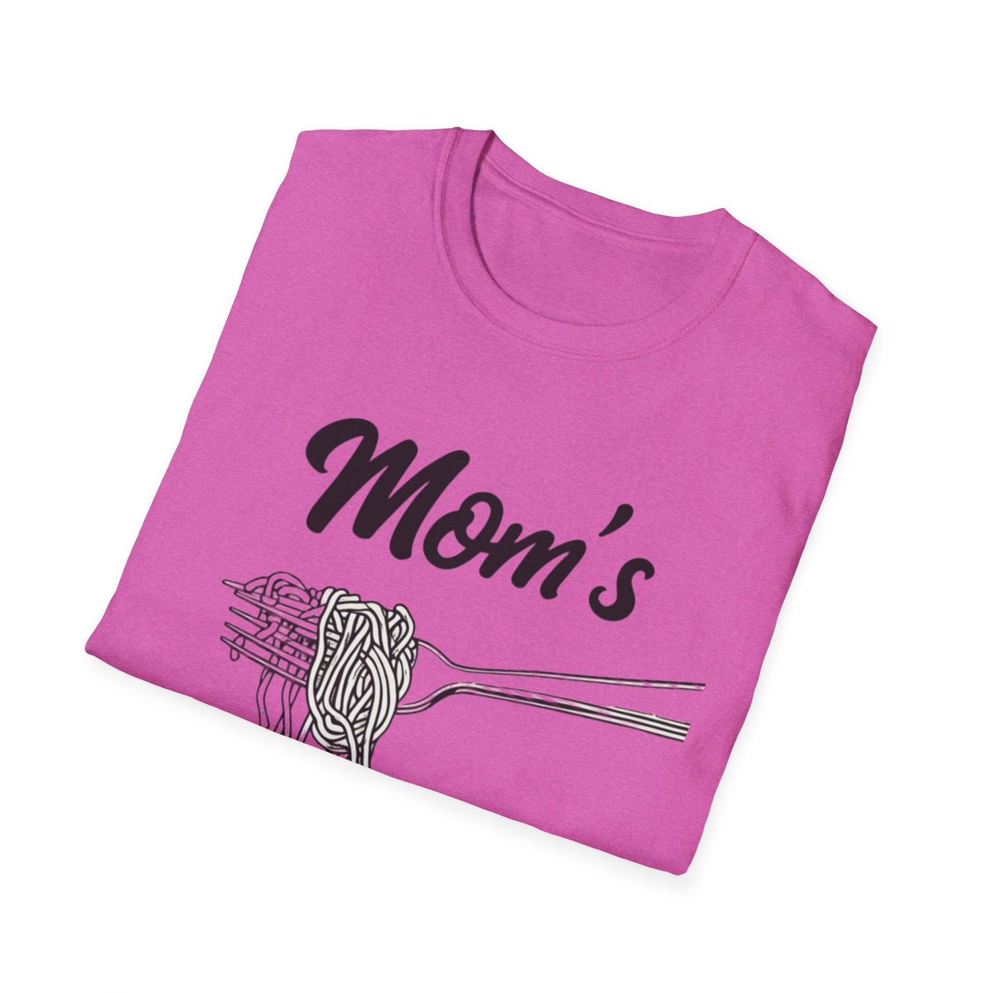 Mom's spaghetti Pasta Love T-Shirt, Gift for Moms, Funny Food Shirt, Family Gathering Top, Casual Wear, Mother's Day Gift rap lyrics