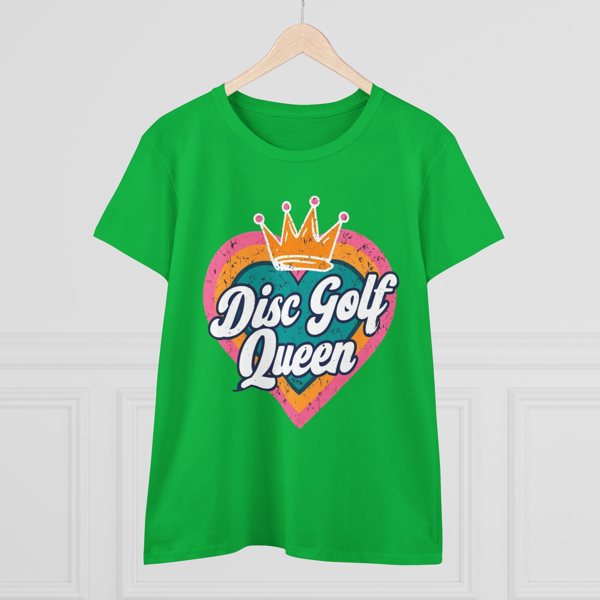 Disc Golf Queen Women's Tee, Fun Disc Golf T-Shirt, Sporty Graphic Tee, Gift for Disc Golf Lovers, Casual Outfit, Summer Wardrobe