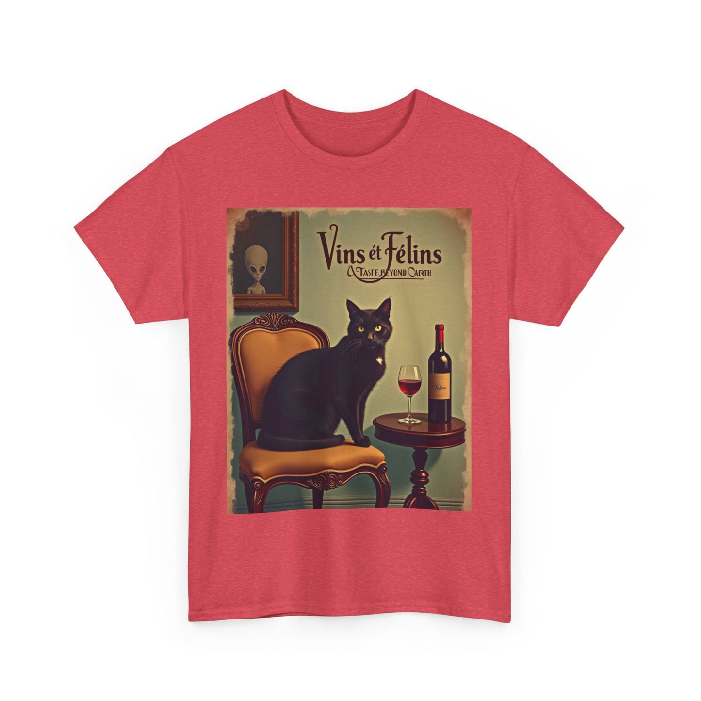 French Wine Kitty Tee