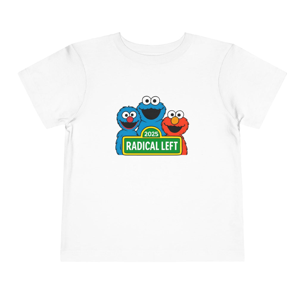 Radical Left Toddler Tee, Cute Kids T-Shirt, Playful Shirt for Babies, Funny Toddler Clothing, Gift for Little Activists