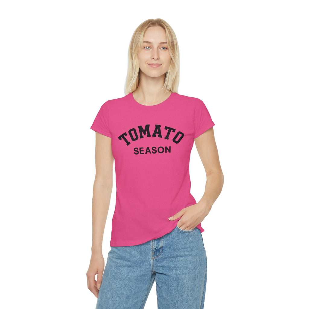 Tomato season Gardening T-Shirt, Tomato Season Shirt, Women's Iconic Tee, Farming Top, Vegetable Garden Apparel