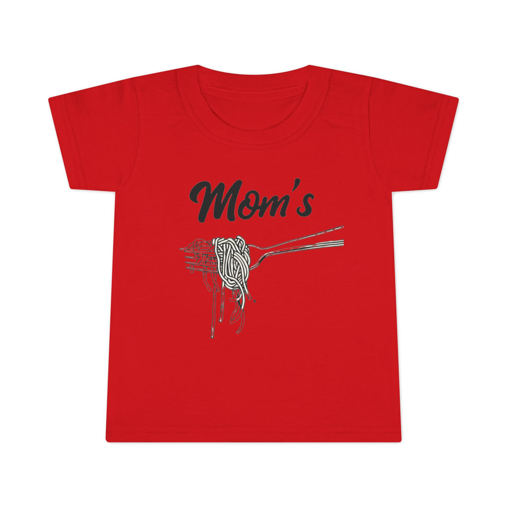 Messy Kid Toddler T-shirt, Mom's Spaghetti Baby Shirt, Fun Kids Clothes, Cute Child Tee, Funny Children's Apparel