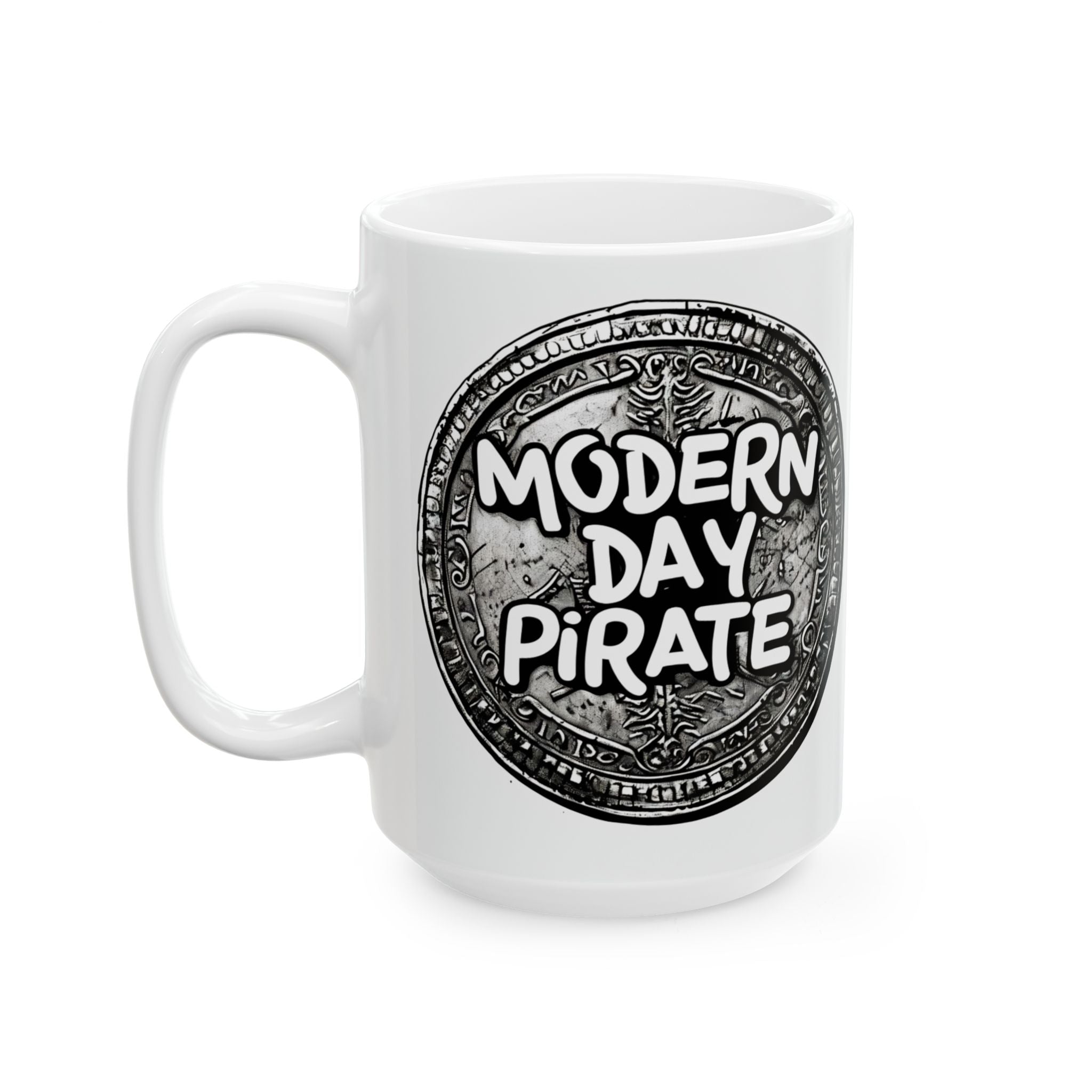 Mug - modern day pirateTreasure Hunter Metal Detecting Pirate Adventure Design dirt fishing