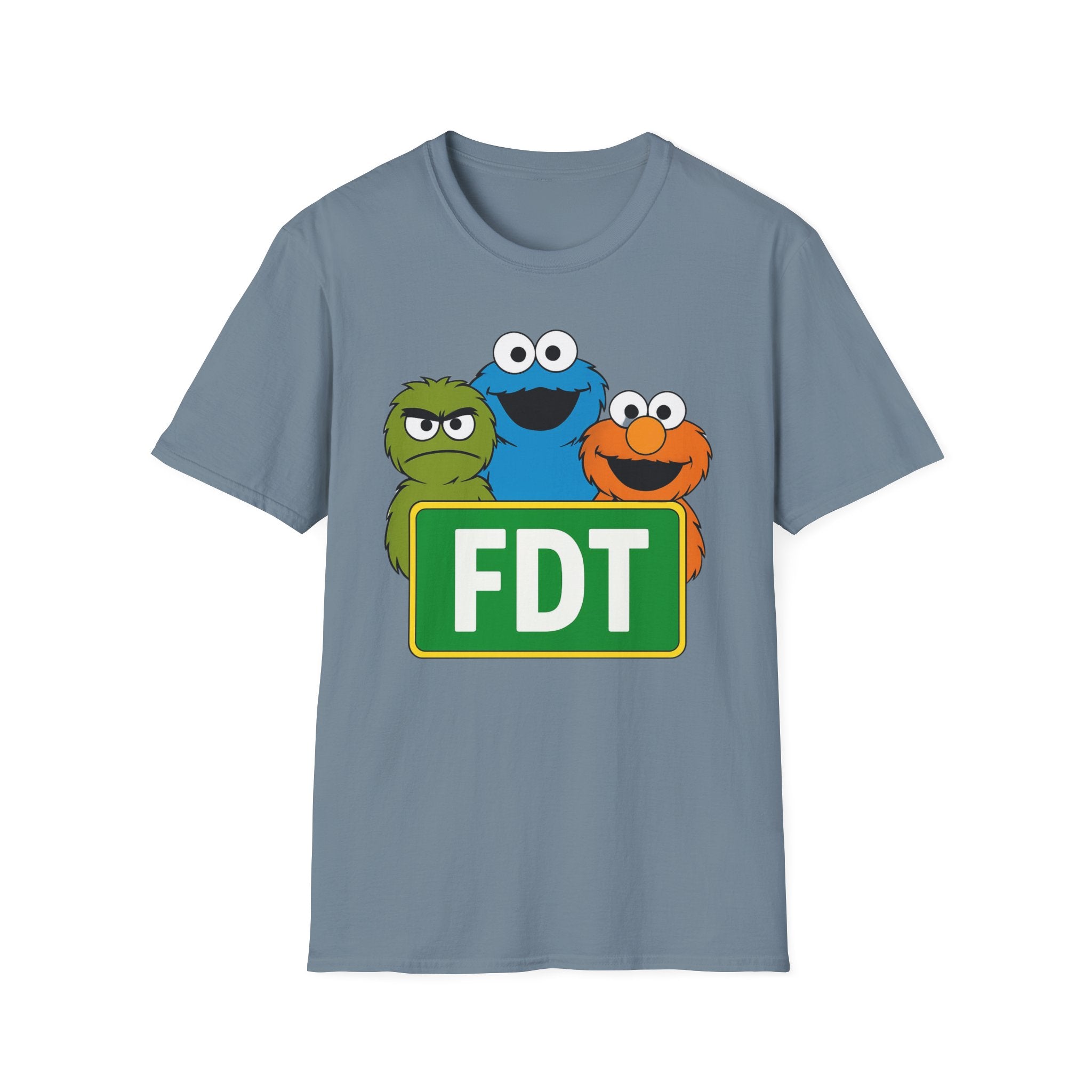 FDT Funny Unisex T-Shirt, Anti Trump Political Humor, Nostalgic Puppets, Kindness, Diversity, Social Justice, Liberal Gift, Funny Political