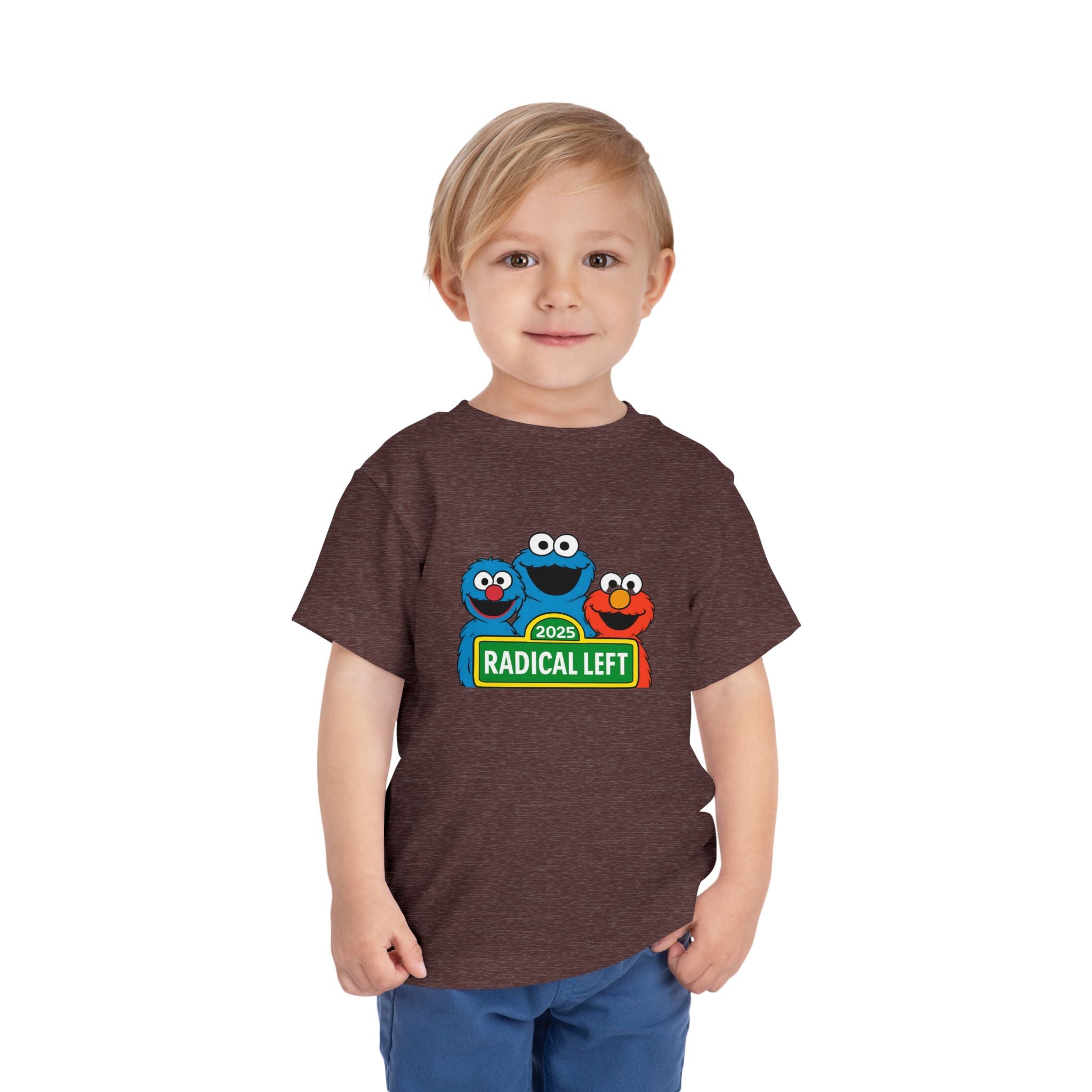 Radical Left Toddler Tee, Cute Kids T-Shirt, Playful Shirt for Babies, Funny Toddler Clothing, Gift for Little Activists