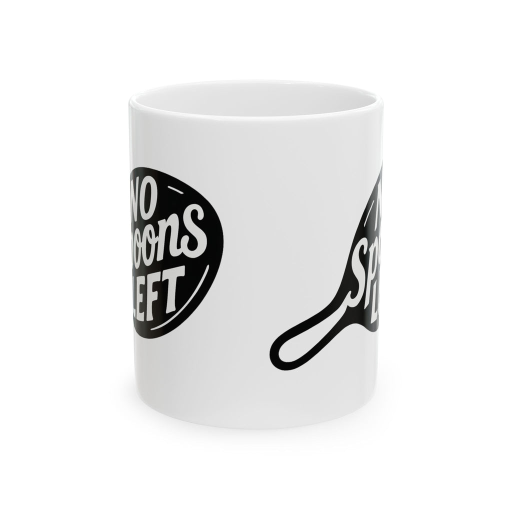 No spoons left Spoonie invisible chronic health disability, Chronic Illness Awareness Mug, Disability Support Cup, Chronic Pain