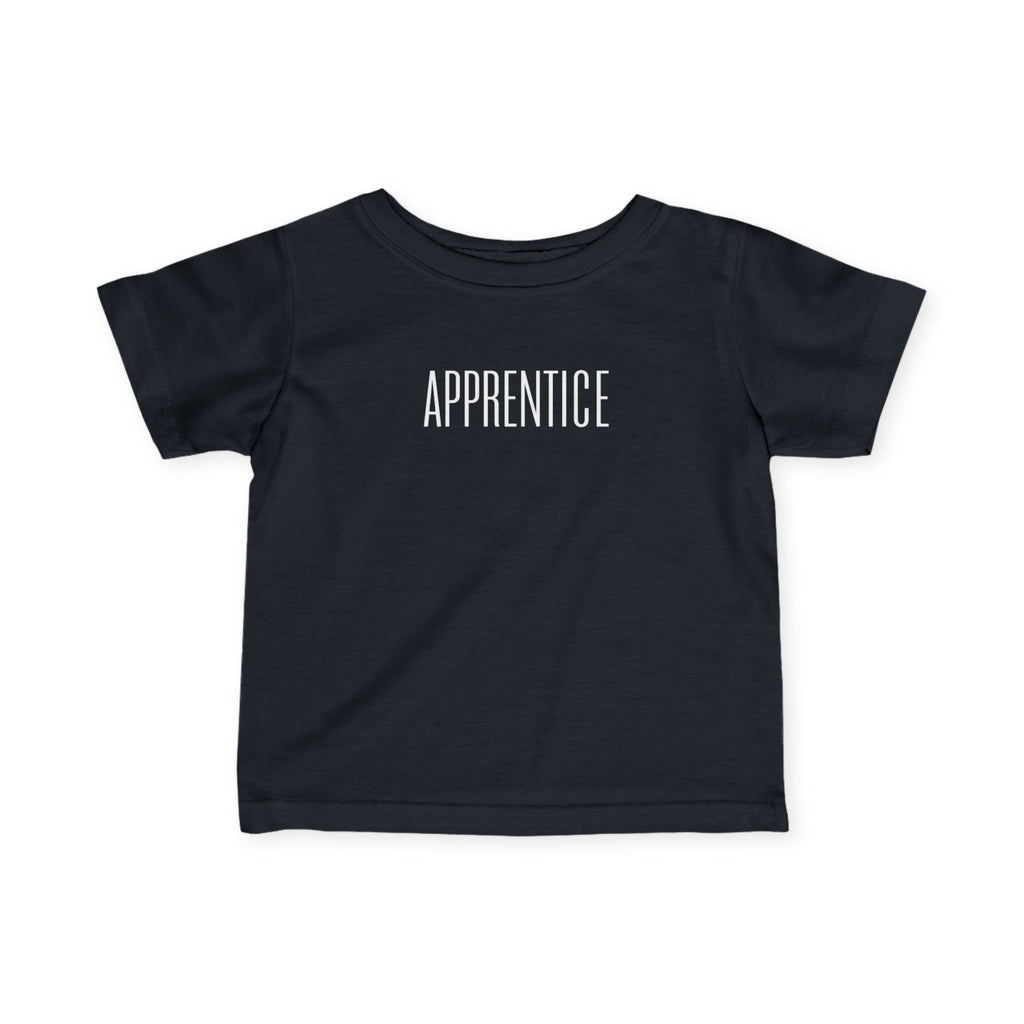 Infant Tee — 'Apprentice' Minimalist Baby Shirt (Neutral)