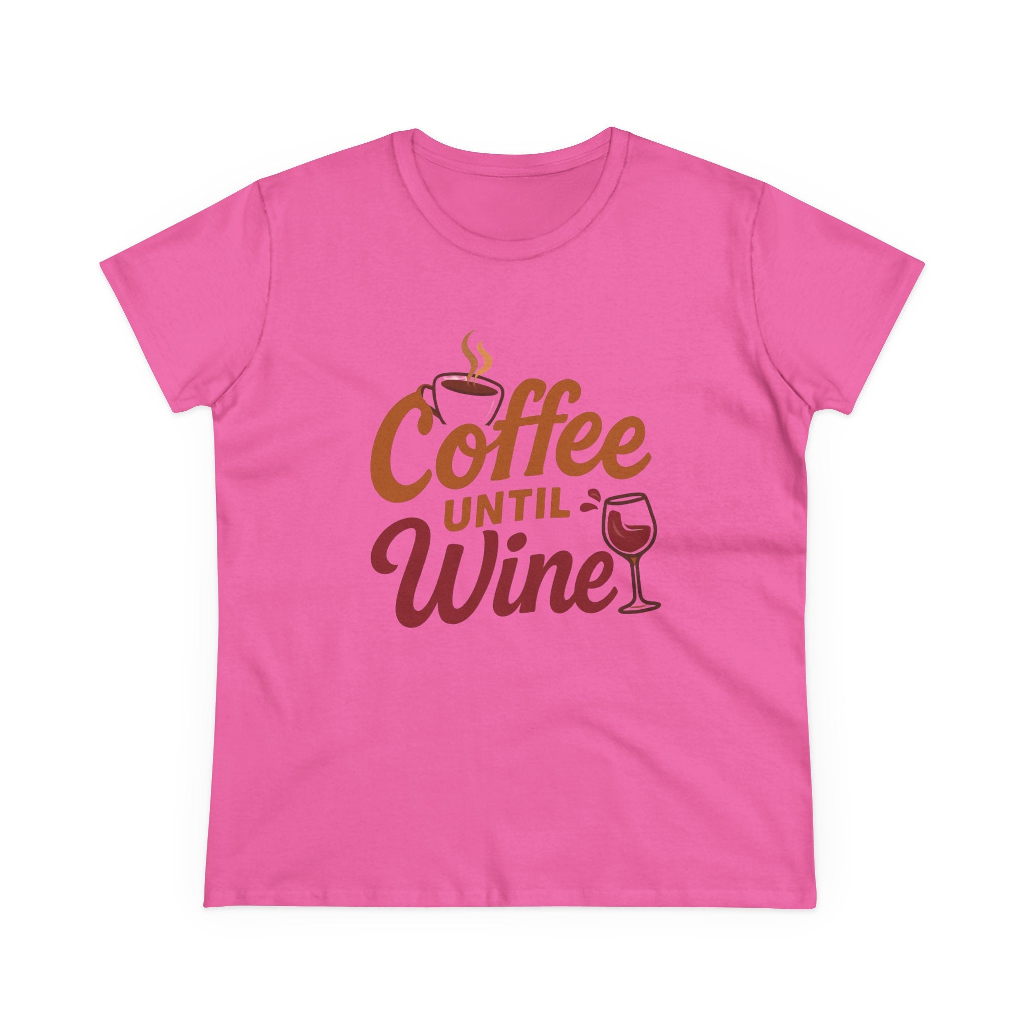 Coffee until wine tshirt coffee lovers wine lovers gift for her cozy, Women's Tee, Graphic Tee, Coffee Shirt, Wine Shirt, Funny Shirt