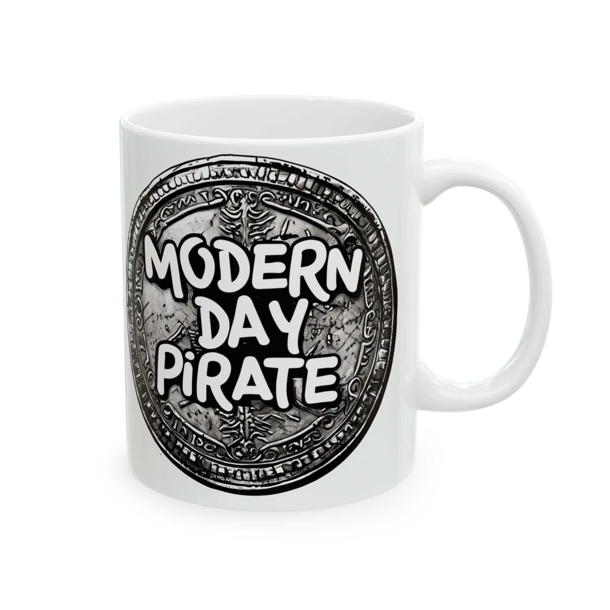 Mug - modern day pirateTreasure Hunter Metal Detecting Pirate Adventure Design dirt fishing
