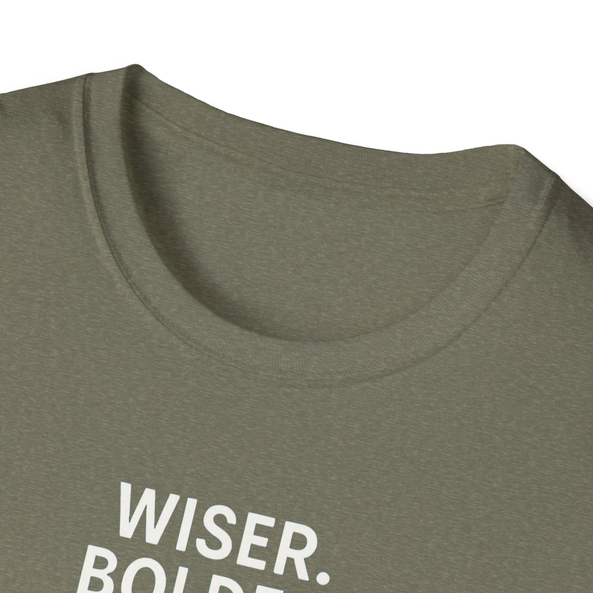 Menopause Transformation Unisex Softstyle T-Shirt, Wiser Bolder Hotter Literally, Hot Flash Tee, Gift for Women, Funny Menopausal Shirt