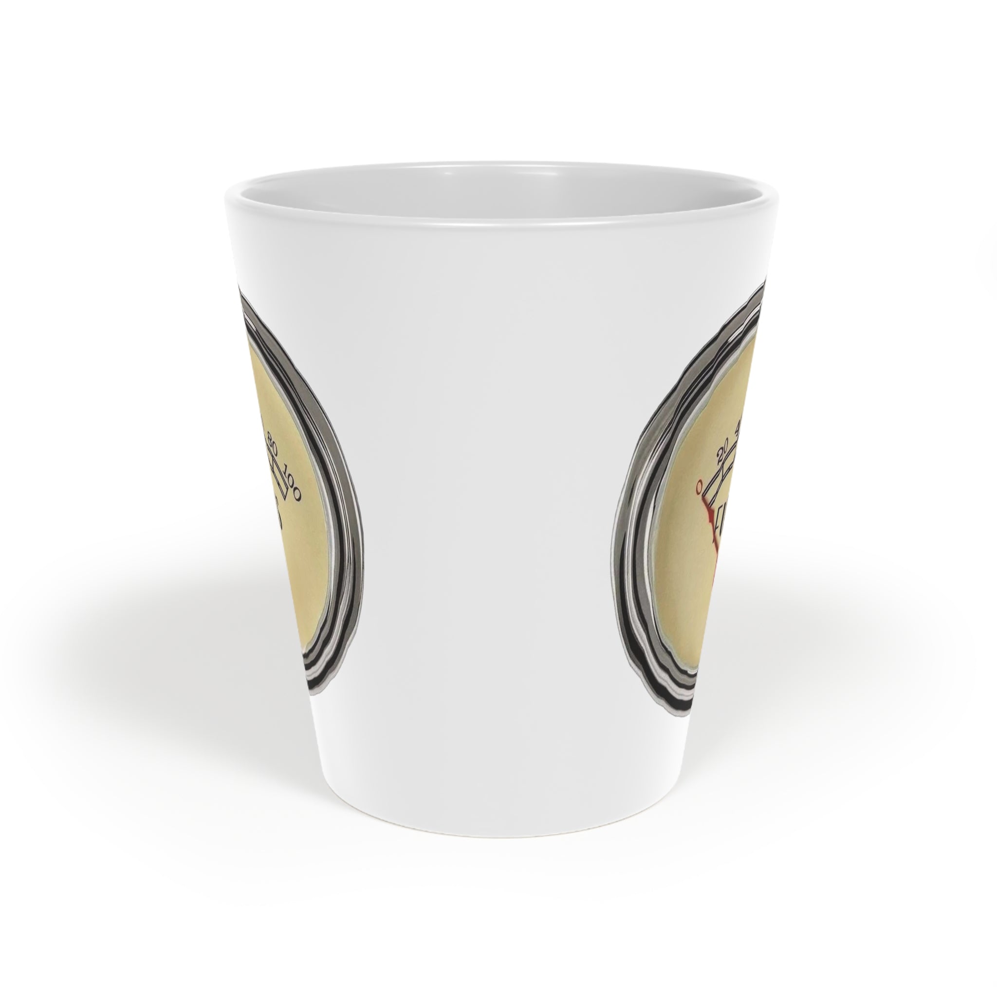 Latte Mug with ZERO F GIVEN Design, Coffee Lover's Gift, Unique Kitchenware, Perfect for Home or Office, Great for Birthdays or Holidays