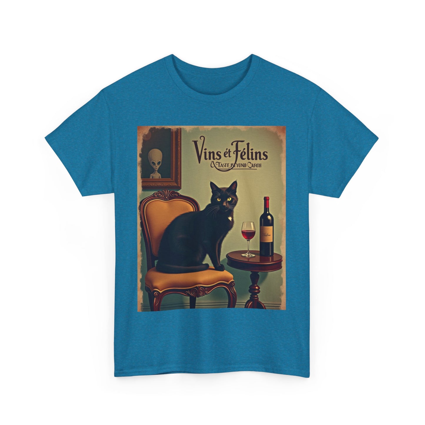 French Wine Kitty Tee