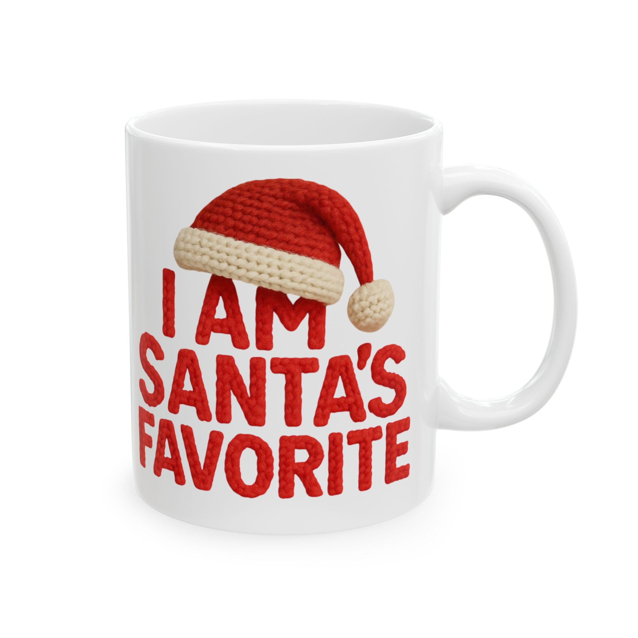Holiday Santa's Favorite Ceramic Mug