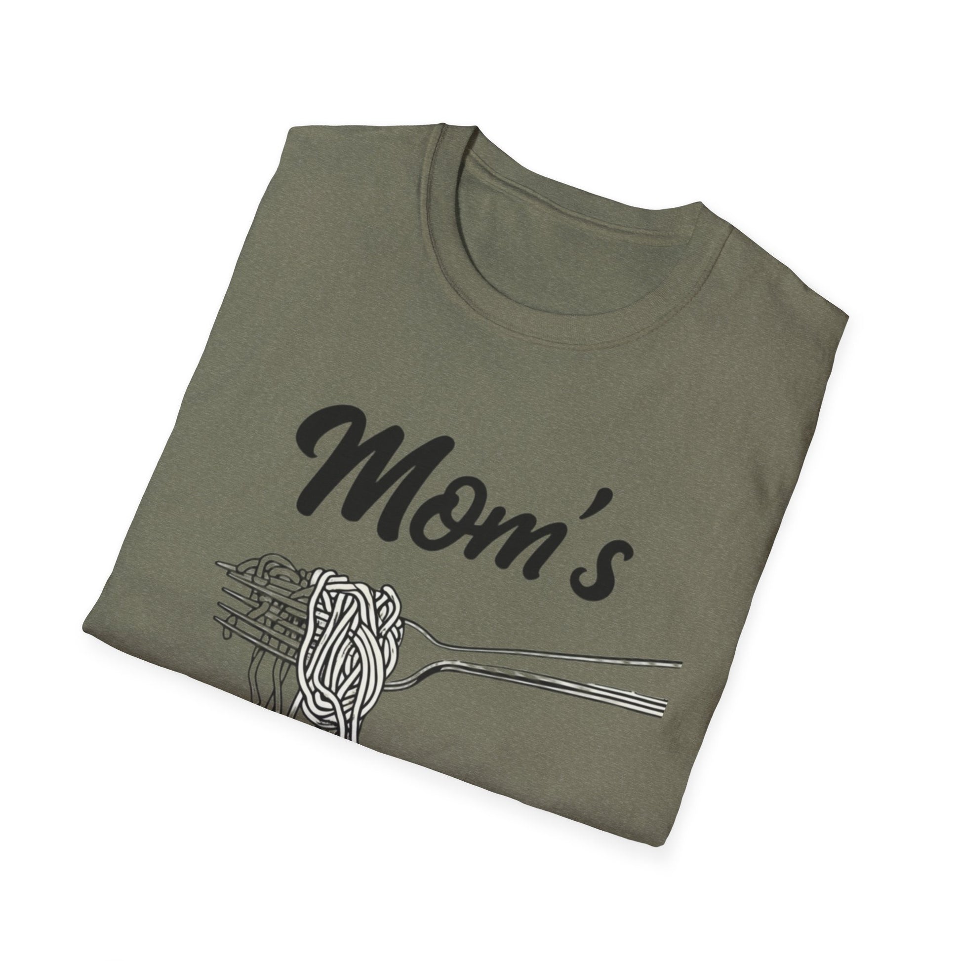 Mom's spaghetti Pasta Love T-Shirt, Gift for Moms, Funny Food Shirt, Family Gathering Top, Casual Wear, Mother's Day Gift rap lyrics