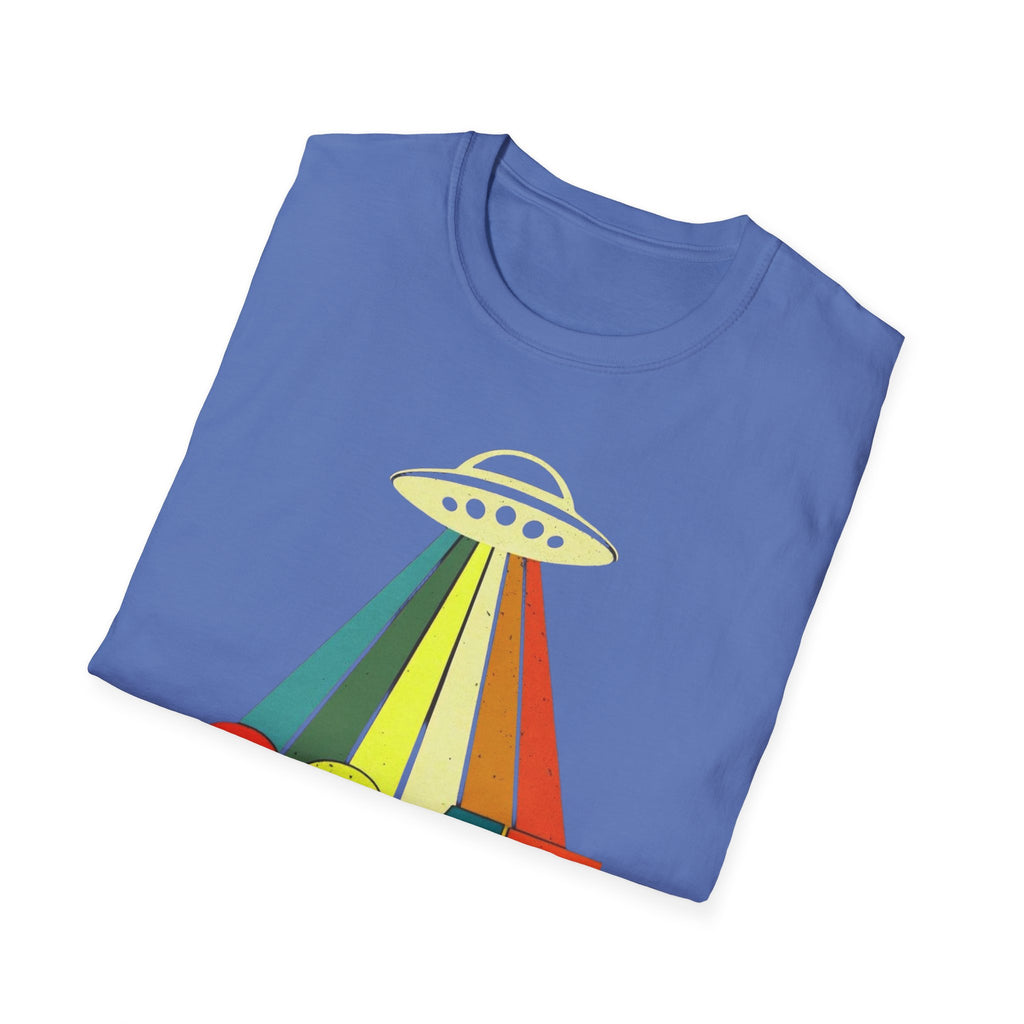UFO Alien Anti Trump Protest Softstyle T-Shirt, Political Activist Tee, Social Justice Shirt, Protester Gift, Activism Apparel