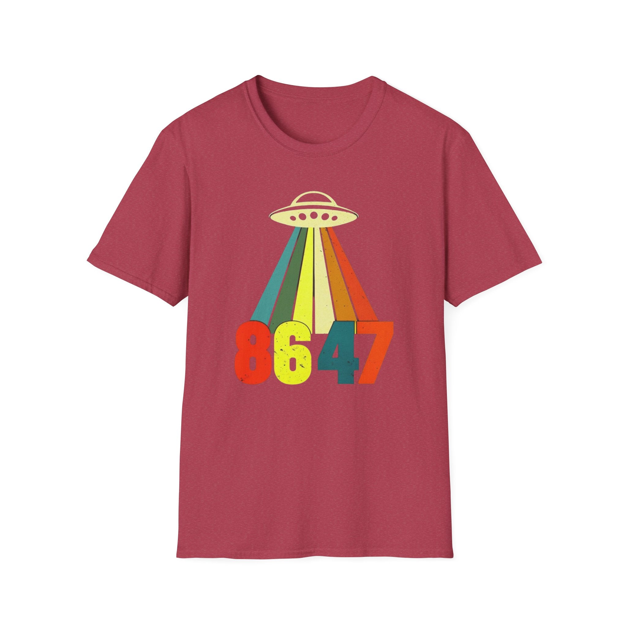 UFO Alien Anti Trump Protest Softstyle T-Shirt, Political Activist Tee, Social Justice Shirt, Protester Gift, Activism Apparel