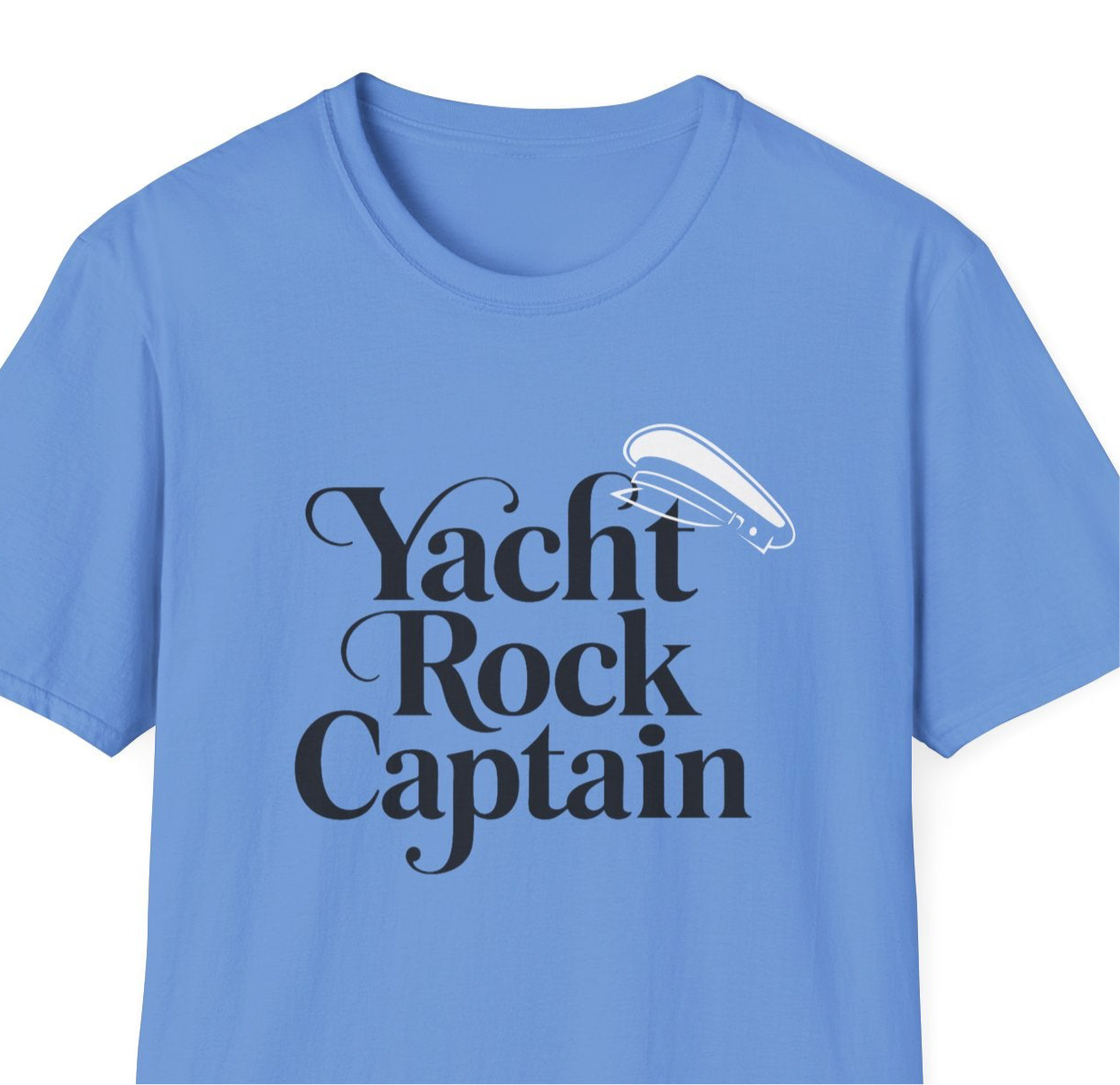 Yacht Rock Captain gift T-Shirt, Retro 70s Music Tee, Vintage Sailboat Shirt, Nautical Captain Top, Boating Apparel, Yachting Gift Unisex